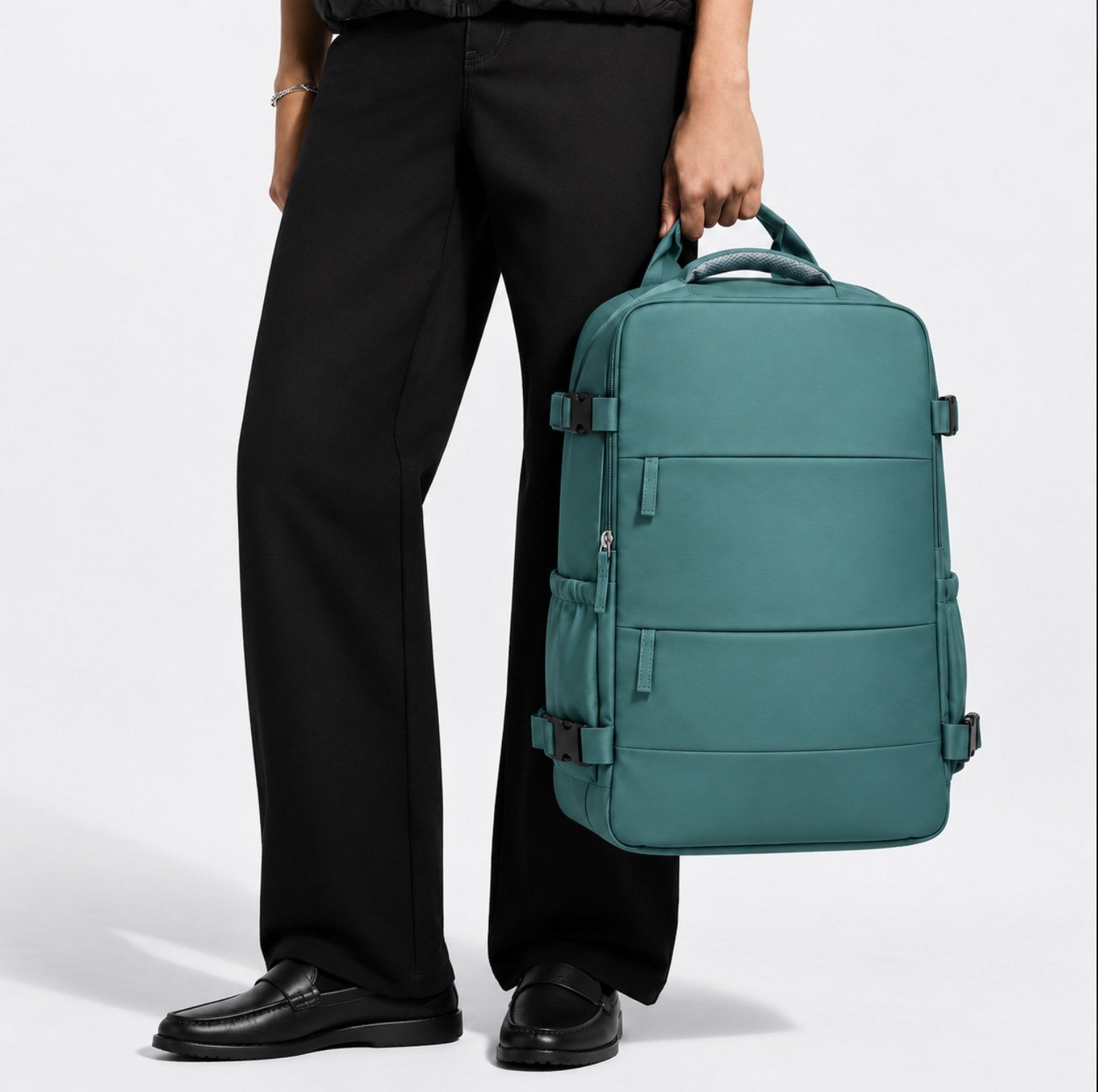 VANTA Travel Backpack — Teal Green